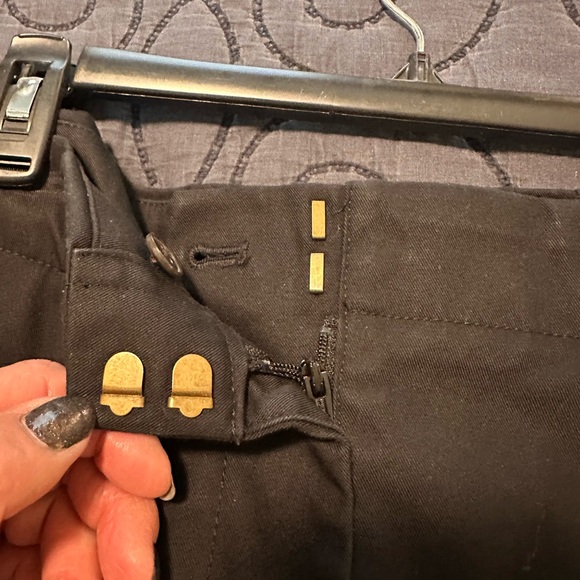 Banana Republic Wide Leg Black Cropped Pants - Picture 14 of 14